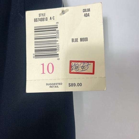NWT Liz Claiborne Blue Mood Pencil skirt - Picture 3 of 4